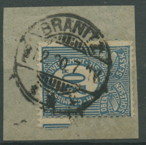 Oberschlesien BRANITZ 6 auf Briefstück (OS150)