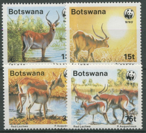 Botswana 1988 WWF Naturschutz Wasserbock 431/34 postfrisch
