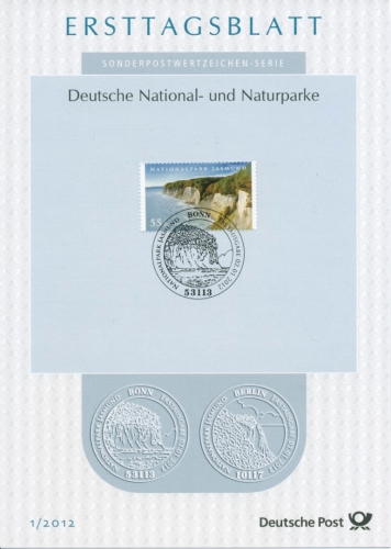 Bund Jahrgang 2012 Ersttagsblätter ETB komplett (XL11608)