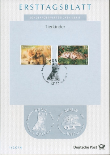 Bund Jahrgang 2014 Ersttagsblätter ETB komplett (XL11610)