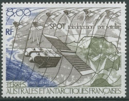 Franz. Antarktis 1986 Erderkundungssatellit SPOT 219 postfrisch