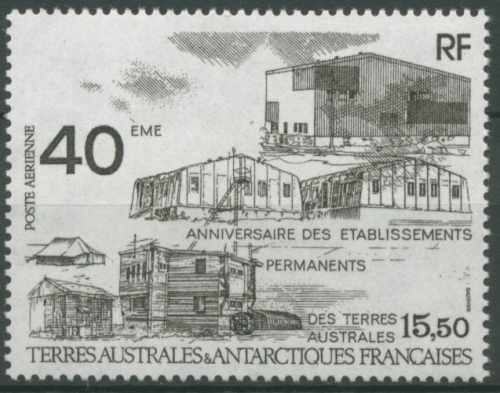 Franz. Antarktis 1989 40 J. permanent besetzte Forschungsstation 251 postfrisch