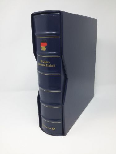Dt. Post Ringbinder/Kassette blau Dt. Einheit gebraucht neuwertig (Z1258)