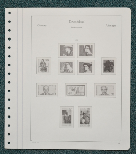 KABE of Vordruckblätter Bund 1975/79 gebraucht (Z157)