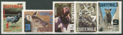 Guatemala 1979 Tiere 1124/28 postfrisch