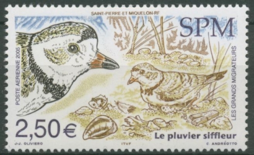 Saint-Pierre et Miquelon 2005 Flötenregenpfeifer 944 postfrisch