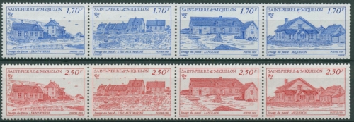 Saint-Pierre et Miquelon 1991 Bilder Vergangenheit 611/18 ZD postfrisch (C70985)