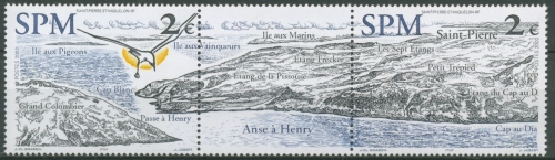 Saint-Pierre et Miquelon 2002 Landschaften 872/73 ZD postfrisch (C70993)