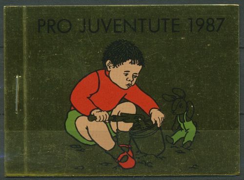 Schweiz 1987 Pro Juventute Weihnachten Markenheftchen 0-83 gestempelt (C62104)