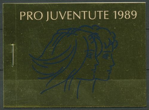 Schweiz 1989 Pro Juventute Jugendliche Markenheftchen 0-86 gestempelt (C62108)