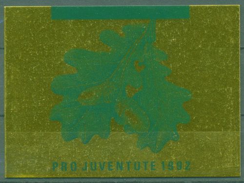 Schweiz 1992 Pro Juventute Weihnachten Bäume Markenheft 0-93 postfrisch (C62113)