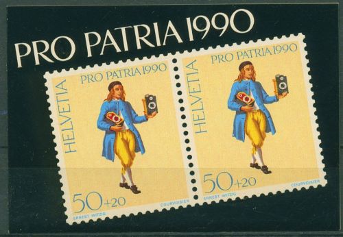 Schweiz 1990 Pro Patria Ausrufbilder Markenheftchen 0-87 postfrisch (C62133)