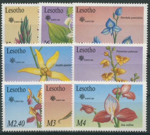 Lesotho 1990 EXPO Osaka Einheimische Orchideen 834/41 postfrisch