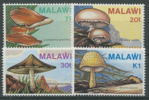 Malawi 1985 Pilze 441/44 postfrisch