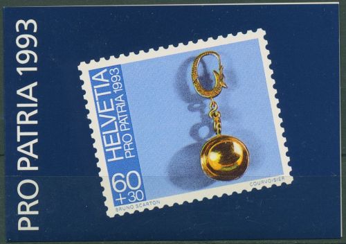 Schweiz 1993 Pro Patria Volkskunst Markenheftchen 0-95 postfrisch (C62139)