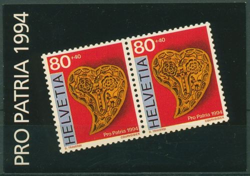 Schweiz 1994 Pro Patria Volkskunst Markenheftchen 0-97 postfrisch (C62142)