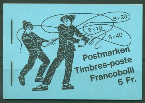 Schweiz 1983 Volksbräuche Markenheftchen 72 ai gestempelt (C62160)