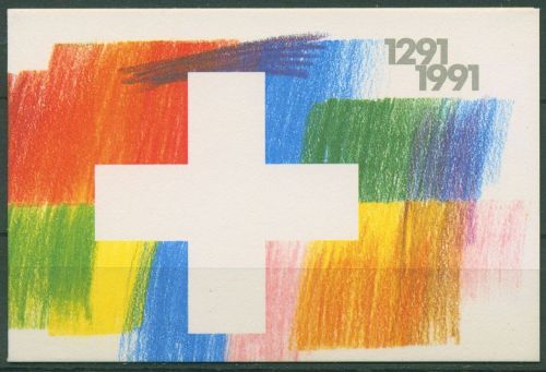 Schweiz 1991 Eidgenossenschaft Markenheftchen 89 gestempelt (C62175)