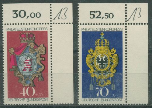 Bund 1973 IBRA MÜNCHEN 764/65 Ecke 2 oben rechts postfrisch (E322)
