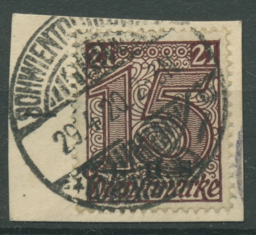 Oberschlesien SCHWIENTOCHLOWITZ D 3 auf Briefstück (OS1305)