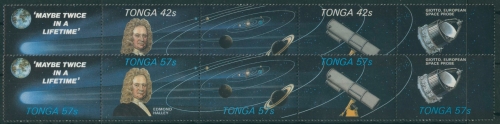 Tonga 1986 Halleyscher Komet Astrologie Teleskop 932/41 ZD postfrisch (C26797)