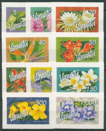 Vanuatu 2006 Blumen 1284/93 postfrisch