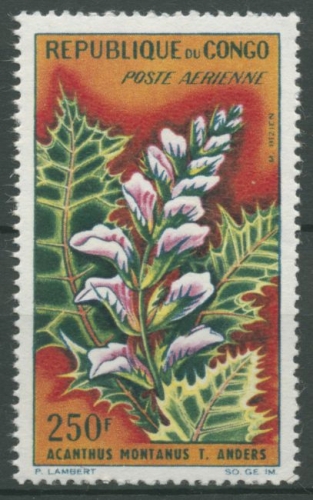 Kongo (Brazzaville) 1963 Flora 34 postfrisch