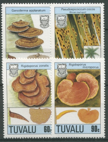 Tuvalu 1988 Pilze 518/21 postfrisch