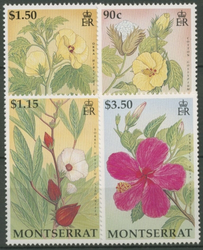 Montserrat 1994 Blumen 888/91 postfrisch