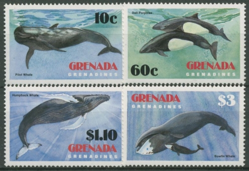 Grenada-Grenadinen 1983 Wale 539/42 postfrisch