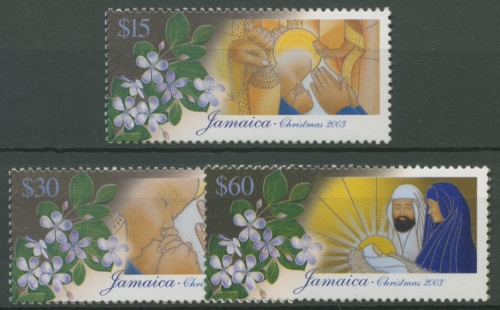 Jamaika 2003 Weihnachten 1025/27 postfrisch