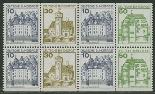 Bund 1980 Burgen & Schlösser Heftchenblatt H.-Blatt 27 I postfrisch