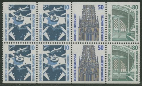 Bund 1989 Sehenswürdigkeiten SWK Heftchenblatt H.-Blatt 30 v postfrisch