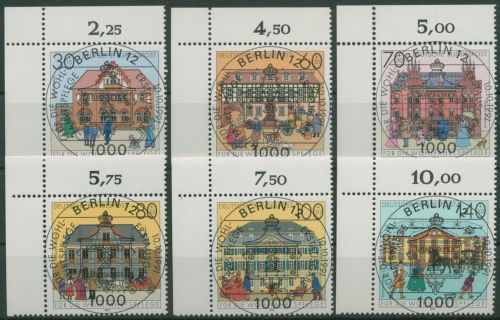 Bund 1991 Wohlfahrt Historische Posthäuser 1563/68 Ecke 1 TOP ESST Berlin(E1919)