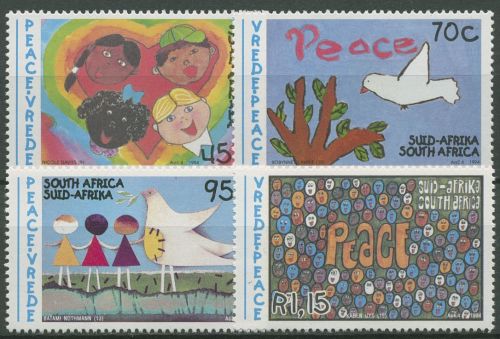 Südafrika 1994 Frieden für Südafdrika Kinderzeichnungen 922/25 postfrisch