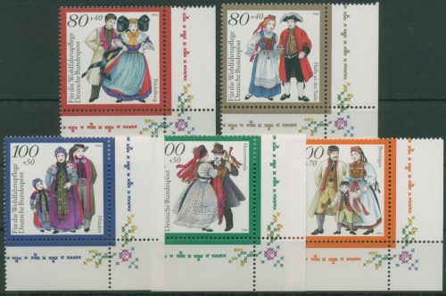 Bund 1994 Deutsche Trachten 1757/61 Ecke 4 postfrisch (E2290)