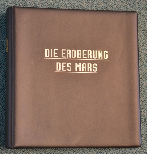 LINDNER Ringbinder (Eroberung des Mars) schwarz gebraucht neuwertig (Z255)