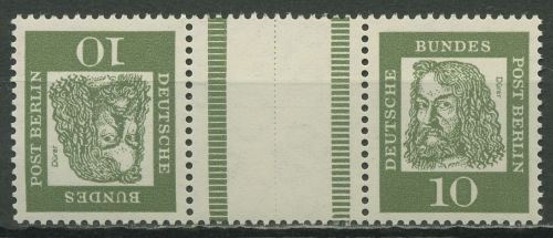 Berlin Zusammendruck 1962 Dürer KZ 1.1 (Strl. durchgehend) postfrisch
