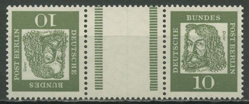 Berlin Zusammendrucke 1962 Dürer KZ 1.4 (beide Strl. leicht verkürzt) postfrisch