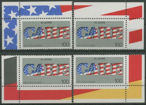 Bund 1995 Hilfsorganisation CARE 1829 alle 4 Ecken postfrisch (E2496)