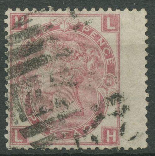 Großbritannien 1867 Königin Victoria 3 Pence, 28 Platte 6 gestempelt