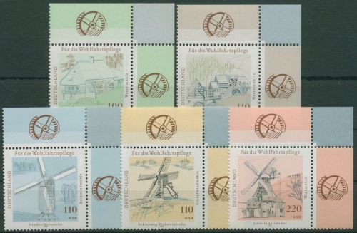 Bund 1997 Wasser-und Windmühlen 1948/52 Ecke 2 postfrisch (E2791)