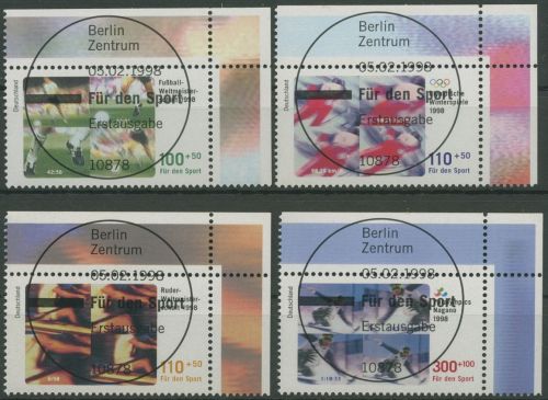 Bund 1998 Sporthilfe Fußball Olympia 1968/71 Ecke 2 TOP-ESST Berlin (E2853)
