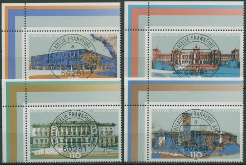 Bund 1998 Landesparlamente 1974/77 Ecke 1 mit TOP-Stempel (E2866)