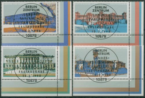 Bund 1998 Landesparlamente 1974/77 Ecke 4 mit TOP-ESST Berlin (E2872)