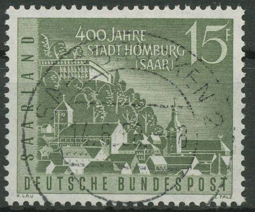 OPD Saarbrücken 1958 400 Jahre Stadt Homburg 436 gestempelt