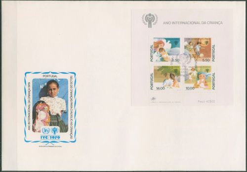 Portugal 1979 Internationales Jahr des Kindes Block 28 FDC (SG61418)