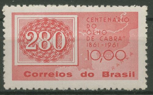 Brasilien 1961 100 Jahre Katzenaugen Ärmelkanal 1007 postfrisch