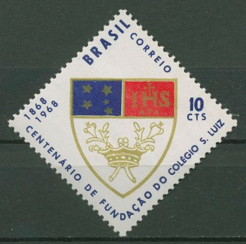 Brasilien 1968 Schule Colegio Sao Luiz, Rio de Janeiro 1170 postfrisch