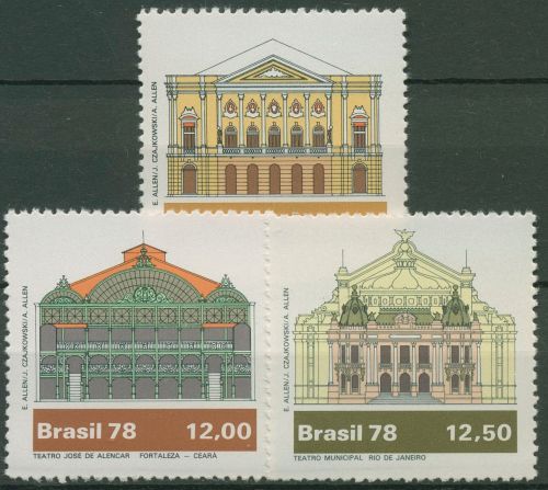 Brasilien 1978 Theater 1692/94 postfrisch